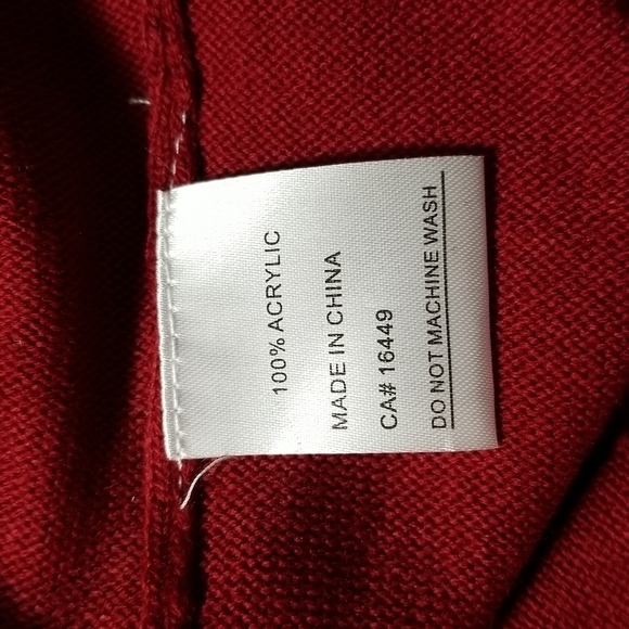 LA Madona Women's Sweater Size M Button Up Cardigan With Sequins & Beads - Picture 6 of 6